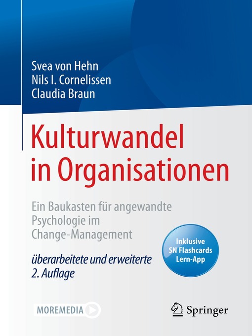 Title details for Kulturwandel in Organisationen by Svea von Hehn - Available